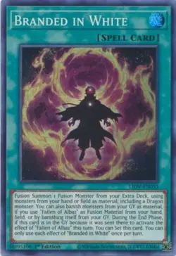1x (EX) Branded in White - LIOV-EN055 - Super Rare - 1st Edition YuGiOh - Image 1
