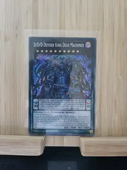D/D/D Deviser King Deus Machinex MP23-EN023 Prismatic Secret Rare 1st Ed YuGiOh - Image 1
