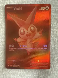 Pokemon TCG Black Bolt Red Victini Card 171/086 NM US Seller Holo Rare - Image 1