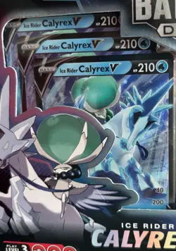 POKEMON TRADING CARD GAME ICE RIDER CALYREX VMAX LEAGUE BATTLE DECK BOX - Image 2