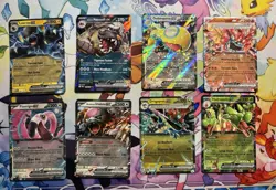 Pokemon TCG: Scarlet & Violet 8 Card EX Lot - Various Sets - NM - Image 1