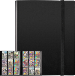 Trading Cards Binder,9 Pockets Trading Card Binder Sleeves , 360 Side Trading Ca - Image 1
