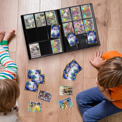 Trading Cards Binder,9 Pockets Trading Card Binder Sleeves , 360 Side Trading Ca - Image 4