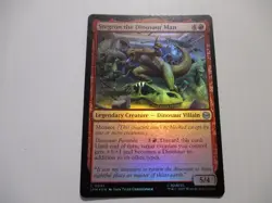 Magic the Gathering Spider-Man MTG Stegron the Dinosaur Man Card #0095 - Image 1