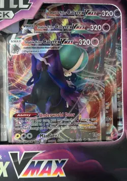 POKEMON TRADING CARD GAME SHADOW RIDER CALYREX VMAX LEAGUE BATTLE DECK BOX - Image 3