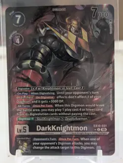 Digimon Card Game DarkKnightmon EX10-031 Uncommon Alternate Art NM - Image 1