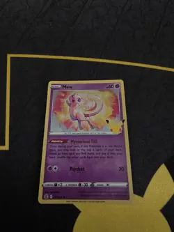 Pokemon TCG Mew Holo Rare Card 11/25 Celebrations 25th Anniversary - Image 1