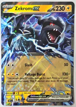 Pokemon Zekrom EX Black Bolt TCG Card 034/086 - Image 1