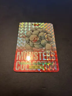 Golem 076 Bandai Carddass Holo Prism Red 1996 Japanese Pokemon Card - Image 2