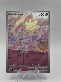 Pokemon TCG Milcery 152/142 Stellar Crown Illustration Rare Pokemon TCG Card NM+ - Image 3