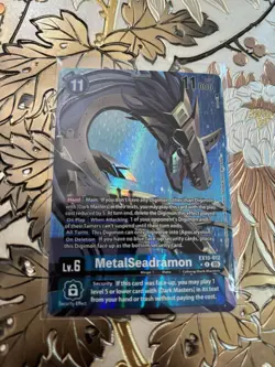 Digimon Card Game MetalSeadramon EX10-012 R Alt Art Sinister Order - Image 1