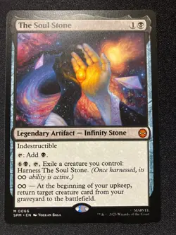 The Soul Stone Magic The Gathering Spiderman Card - Image 1