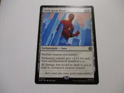 Magic the Gathering Spider-Man MTG With Great Power Card #0024 - Image 1