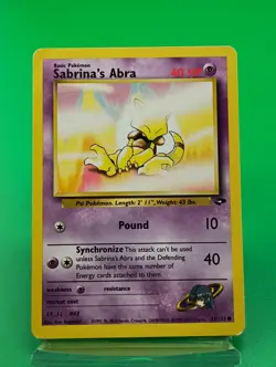 Pokemon TCG Vintage Card Lot Kadabra Abra WOTC 9 Card Lot MP - Image 5