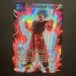 SSB Kaio-Ken Son Goku Concentrated Destruction Foil Dragon Ball Super Card NM SR - Image 2
