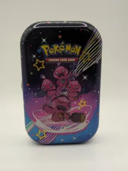 Pokemon TCG Tinkatink Paldean Fates Mini Tin W/Sticker & Art Card - Read - Image 1