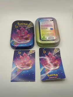 Pokemon TCG Tinkatink Paldean Fates Mini Tin W/Sticker & Art Card - Read - Image 3