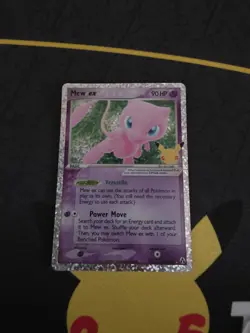 Mew EX Celebrations Classic Collection Holo Card 88/92 TCG Ultra Rare - Image 1