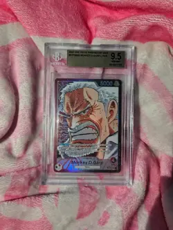 Monkey D.Garp OP02-002 L Alt - Paramount War - One Piece English BGS 9.5 (PSA10) - Image 1