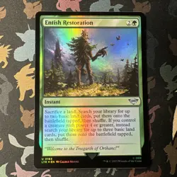 Entish Restoration Foil - MTG Universes Beyond Lord of the Rings - 0163 - NM - Image 1