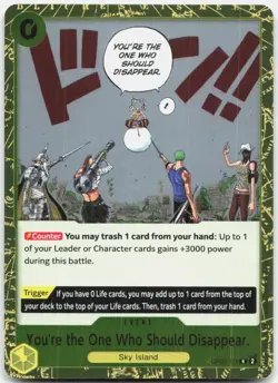 You're the One Who Should Disappear OP06-115 One Piece Foil NM - Image 1