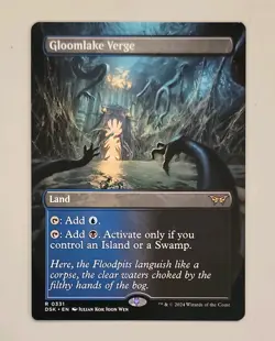 Gloomlake Verge (Borderless) - Duskmourn: House of Horror - NM - MTG - Image 1