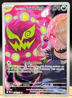 Cynthia's Spiritomb 244/217 Illustration Rare Ascended Heroes Pokemon TCG NM - Image 1