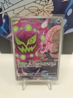 Pokemon TCG Cynthia's Spiritomb 244/217 Illustration Rare Ascended Heroes NM - Image 1