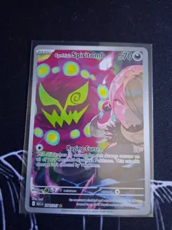 Pokemon TCG Cynthia's Spiritomb 244/217 Illustration Rare Ascended Heroes NM - Image 1
