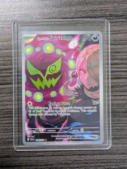 Pokemon TCG Cynthia's Spiritomb 244/217 Illustration Rare Ascended Heroes NM - Image 1