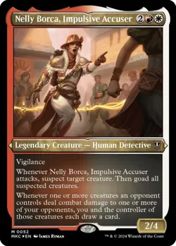 1x - Nelly Borca, Impulsive Accuser -THICK STOCK -Display Commander - MKC MTG - Image 1