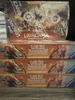 New Factory Sealed Disney Lorcana TCG Wilds Unknown Booster Box English - Image 1
