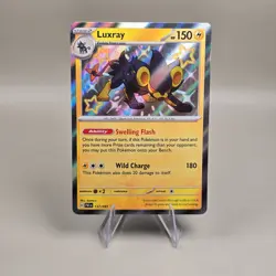 Luxray 137/091 SV: Paldean Fates Shiny Holo Rare Pokemon Card - NM - Image 1