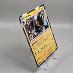 Luxray 137/091 SV: Paldean Fates Shiny Holo Rare Pokemon Card - NM - Image 3