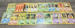 Pokemon Cards Gym Heroes/Challenge Common And Uncommon LP/NM Lot 54 Total Cards - Image 1