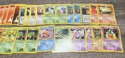Pokemon Cards Gym Heroes/Challenge Common And Uncommon LP/NM Lot 54 Total Cards - Image 3