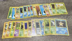 Pokemon Cards Gym Heroes/Challenge Common And Uncommon LP/NM Lot 54 Total Cards - Image 4