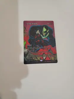 Savage Beating - 0026 - M - Borderless - Foil - Marvel's Spider-Man - MTG - NM/M - Image 1