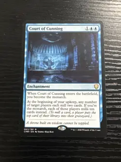 MTG *Court of Cunning X1* (NM) Commander Legends Magic Free Shipping - Image 1