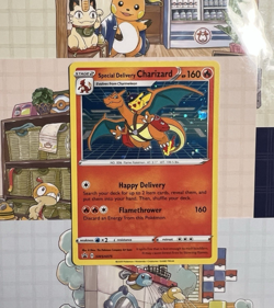 Pokemon TCG - Special Delivery Charizard SWSH075 Sword & Sheild Promo Card NM/M - Image 1