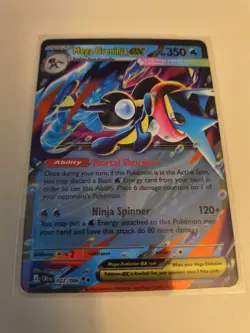 Pokemon TCG Mega Greninja ex Chaos Rising 22/086 Holo Ultra Rare Card - Image 1