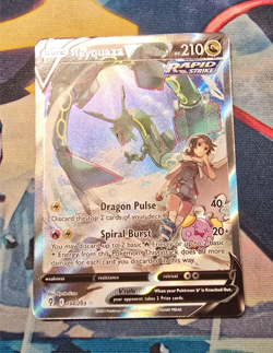 Rayquaza V Alternate Full Art Card 194/203 - NM - Image 2