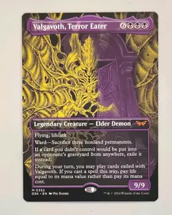 Valgavoth, Terror Eater (Showcase) - Duskmourn: House of Horror - NM - MTG - Image 1