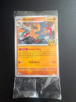 Exclusive Pokemon Chicago Field Museum Fossil Exhibit Archeops Promo Card Sealed - Image 1