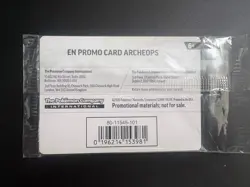 Exclusive Pokemon Chicago Field Museum Fossil Exhibit Archeops Promo Card Sealed - Image 3