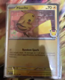 Pikachu (Pokemon Day 2026) Common Miscellaneous Cards & Products 051/162 Pokemon - Image 1