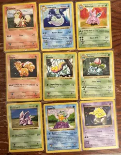 1999 🔥Pokemon 🔥 Cards 9 Shadowless - LP Lot - Image 1