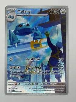 Metang 094/086 IR NM Chaos Rising (CRI)(ME4) Illustration Rare Pokemon Card - Image 1