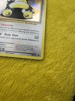 Pokemon TCG Snorlax XY179 Holo Promo 2016 Card NM - Image 3