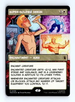 Super-Soldier Serum (Borderless) (Foil) 0299 (R) MTG Marvel Super Heroes (MSH) - Image 1